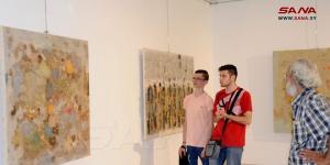 معرض للفنان التشكيلي صالح خضر في المركز الوطني للفنون البصرية بدمشق - AARC مصر