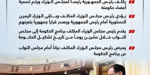 الإجراءات البرلمانية اللازمة لمنح الحكومة الجديدة الثقة (إنفوجراف) - AARC مصر