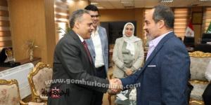 محافظ الشرقية يستقبل وفود المهنئين بمكتبه بالديوان العام - AARC مصر