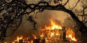 فيديو.. إجلاء آلاف الأشخاص شمال كاليفورنيا بسبب حرائق الغابات - AARC مصر