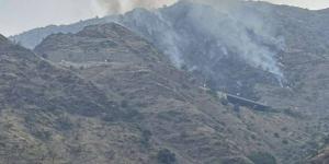 الدفاع المدني يباشر حريق في جبال عقبة الباحة - AARC مصر