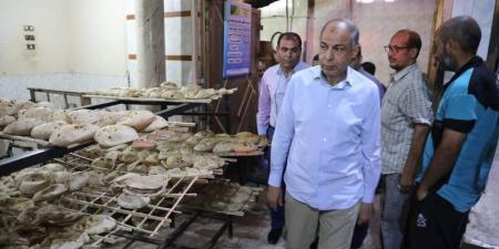 محافظ المنيا يغلق مخبزين فى حملة تموينية مفاجئة فجر اليوم - AARC مصر