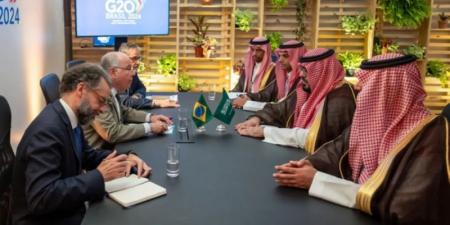 الإبراهيم يلتقي وزير الخارجية البرازيلي - AARC مصر