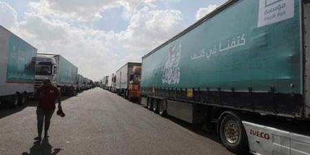 القوات الإسرائيلية وراء تخريب شاحنات المساعدات المتجهة لغزة - AARC مصر